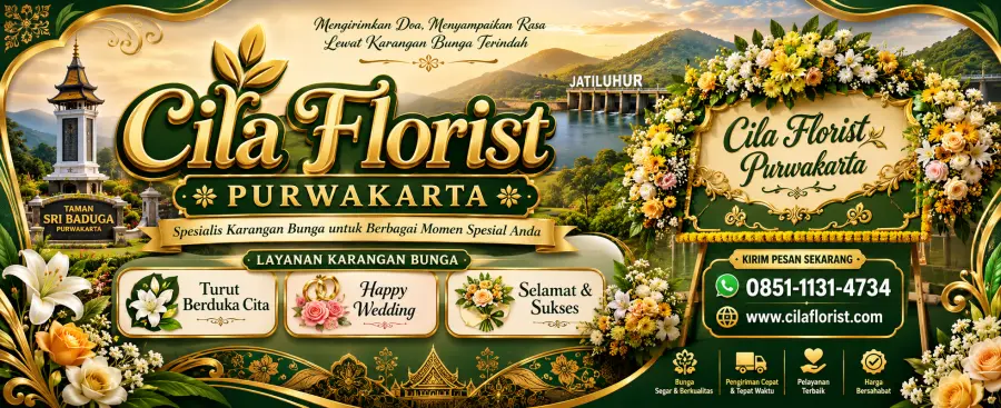 Karangan Bunga Purwakarta Terlengkap untuk Pernikahan, Duka Cita & Ucapan Selamat