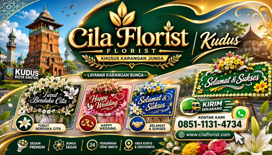Karangan Bunga Ranting Tertinggi di Kudus Cila Florist