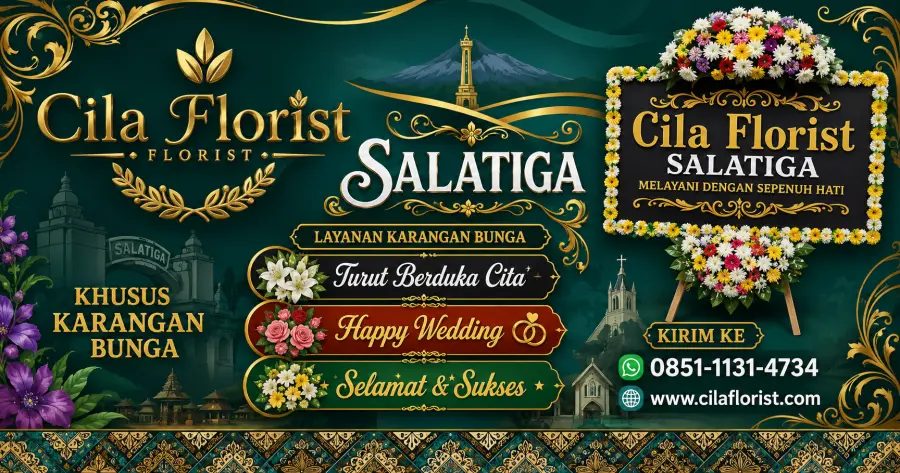 Karangan Bunga Salatiga Berkualitas Tinggi dengan Pengiriman Cepat