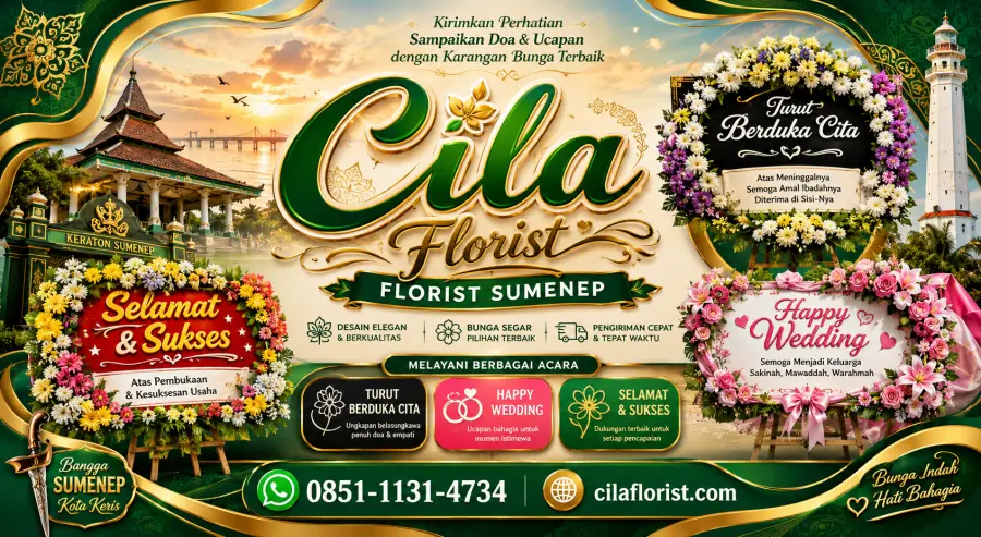 Karangan Bunga Sumenep dari Cila Florist untuk Berbagai Momen Berharga