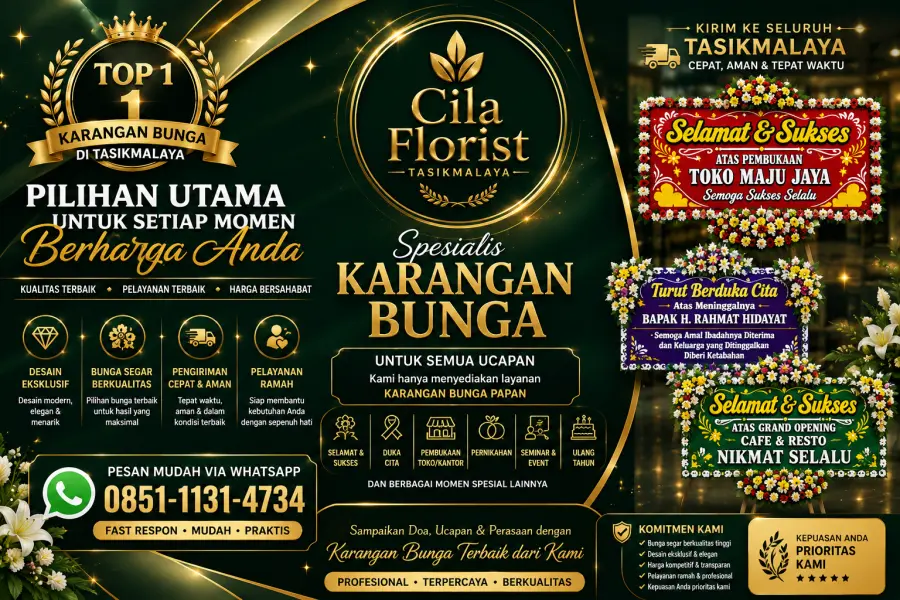 Karangan Bunga Tasikmalaya untuk Perusahaan, Instansi, dan Perorangan