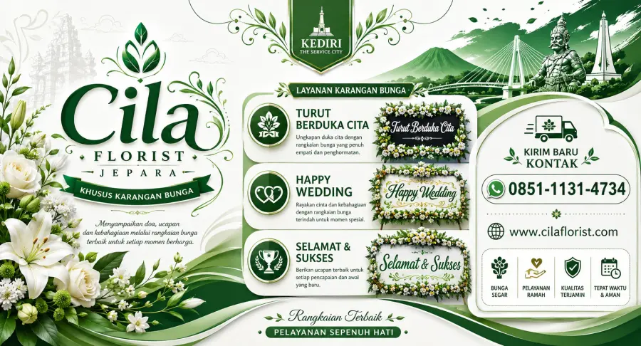 Karangan Bunga Terdekat Kediri Kabupaten