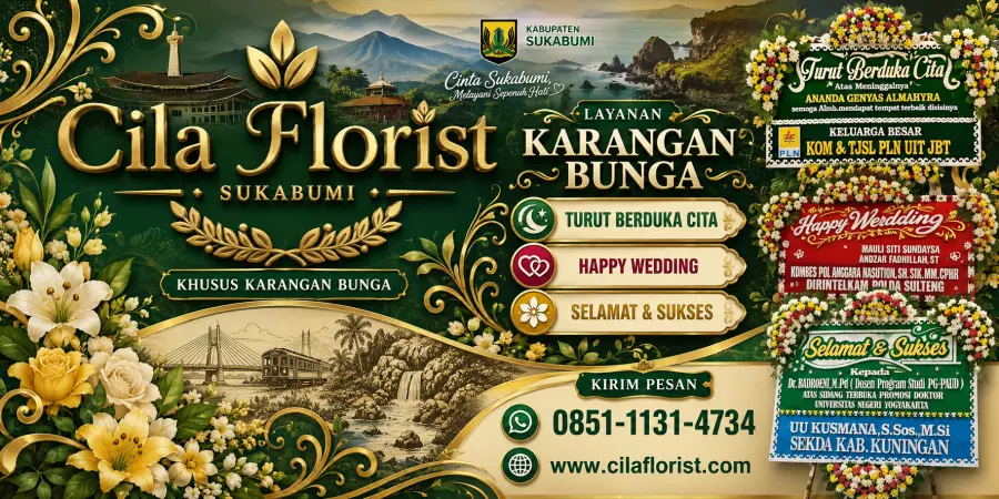 Karangan Bunga untuk Grand Opening dan Peresmian di Sukabumi