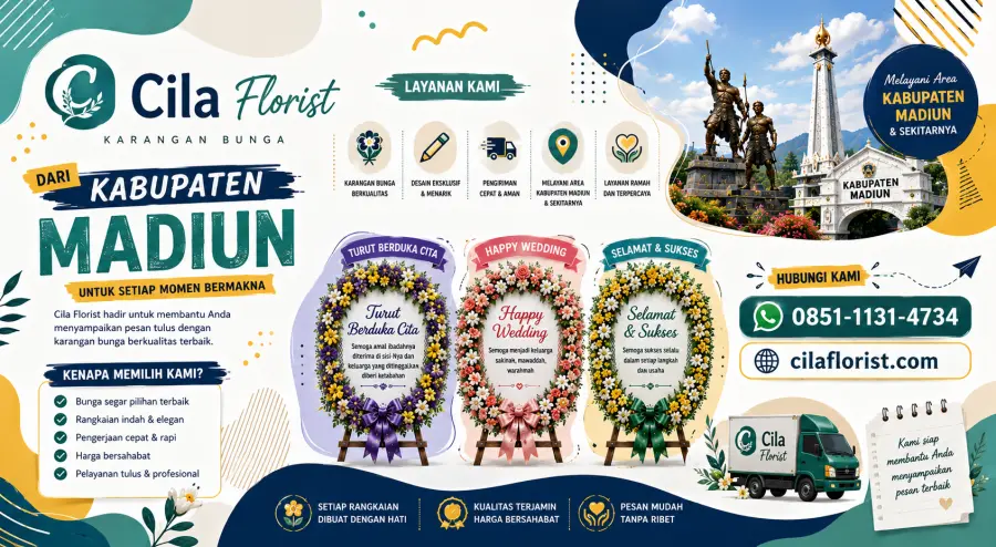 Mencari Karangan Bunga Kabupaten Madiun yang Cantik? Ini Pilihan yang Tepat