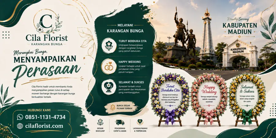 Mengapa Banyak Orang Memilih Karangan Bunga Kabupaten Madiun dari Cila Florist