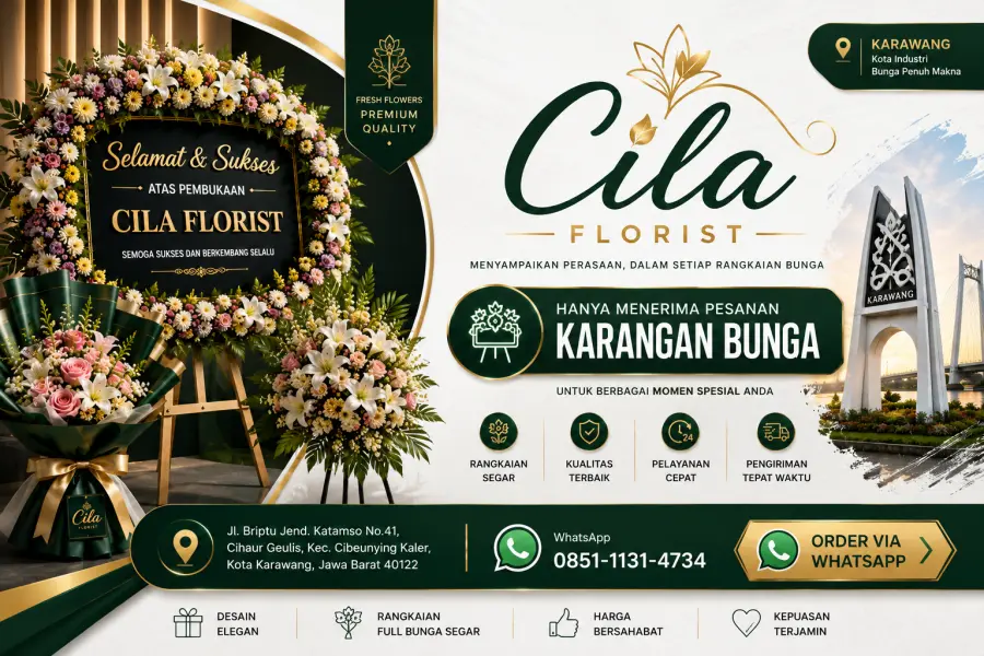 Papan Bunga Karawang by Cila Florist