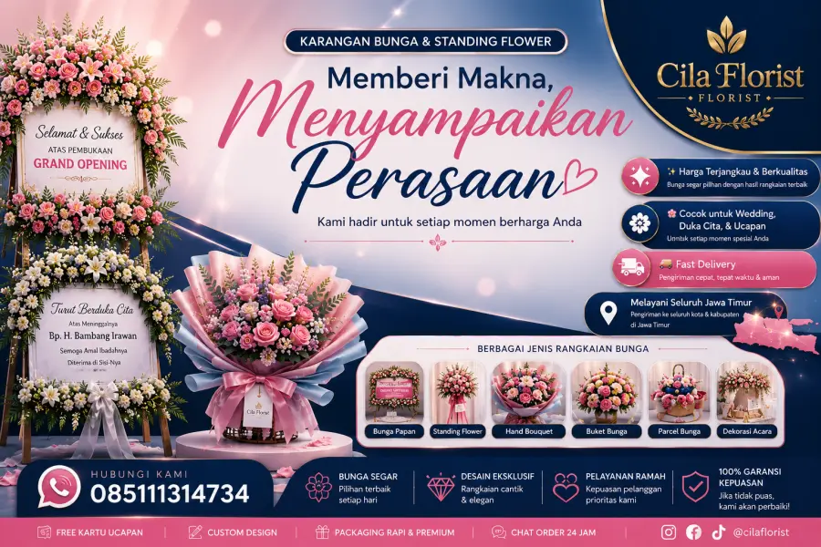 Pesan Bunga Papan Duka Cita Malang Mudah dan Cepat
