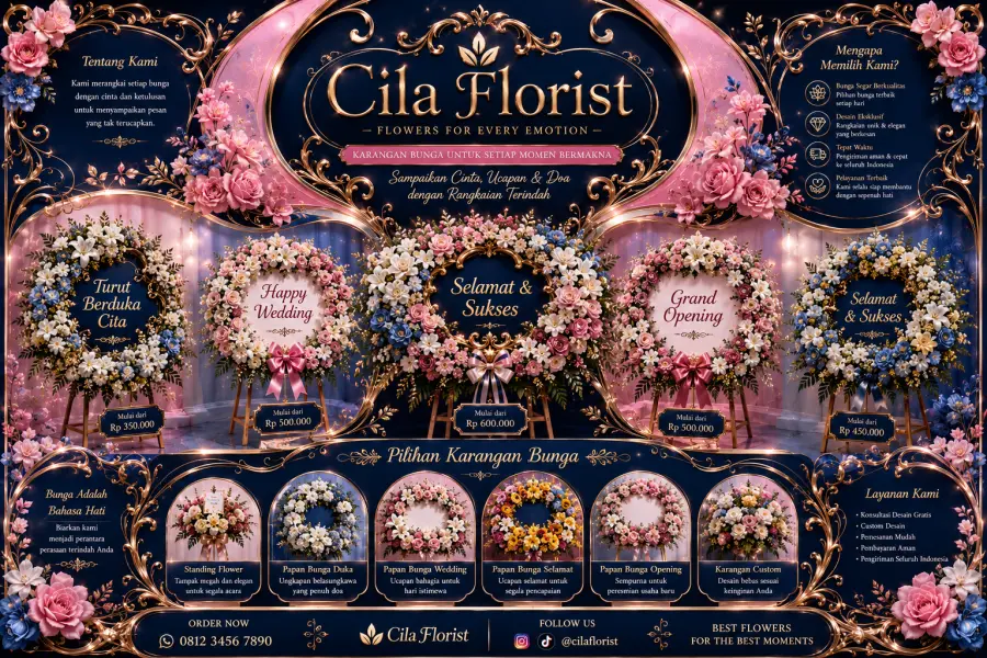 Pesan Karangan Bunga Batu Jawa Timur untuk Pernikahan, Duka Cita, dan Grand Opening