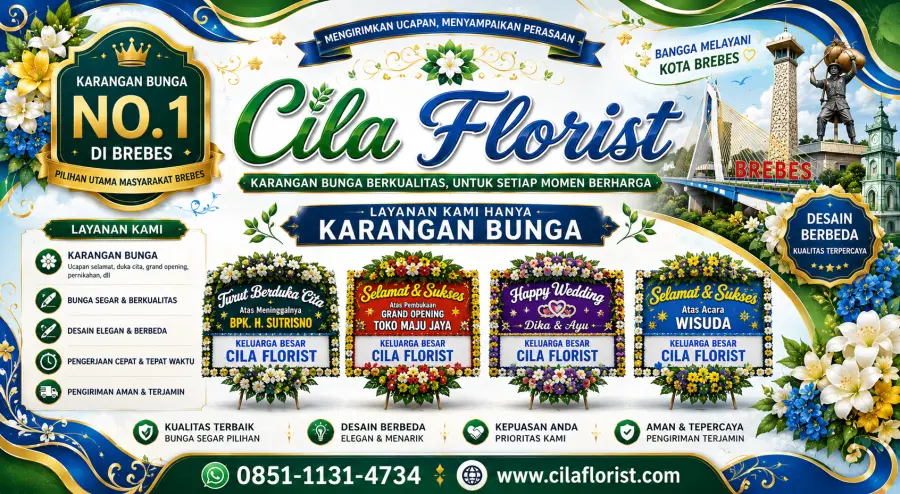 Pesan Karangan Bunga Brebes Online | Florist Terdekat Harga Terbaik dan Cepat Proses