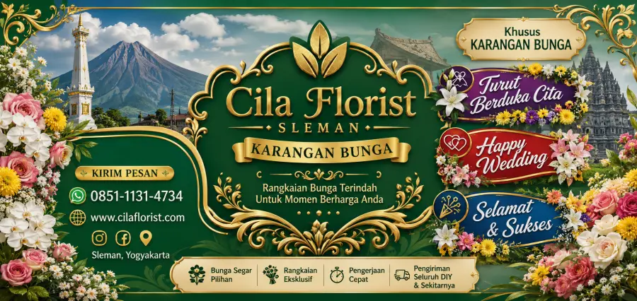 Pesan Karangan Bunga di Sleman dengan Mudah dan Cepat