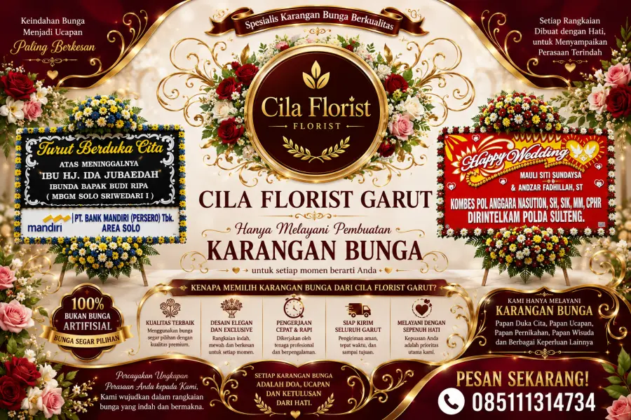 Pesan Karangan Bunga Garut Online dengan Pengiriman Cepat