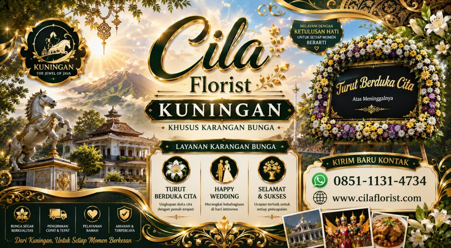 Pesan Karangan Bunga Kuningan Online dengan Desain Custom dan Pengiriman Cepat