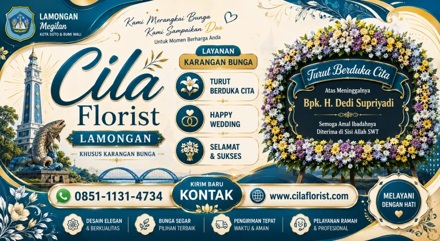Pesan Karangan Bunga Lamongan Online dengan Desain Custom dan Pengiriman Cepat