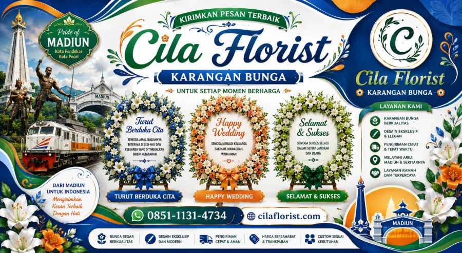 Pesan Karangan Bunga Madiun Online, Cepat dan Mudah cila florist