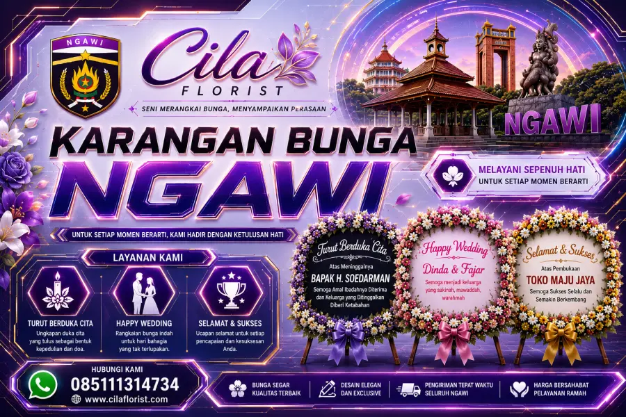 Pesan Karangan Bunga Online di Ngawi