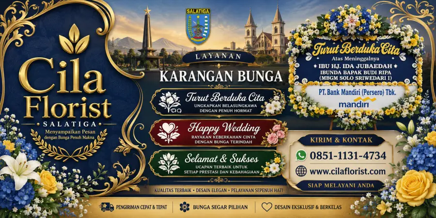Pesan Karangan Bunga Salatiga Online – Praktis & Siap Kirim