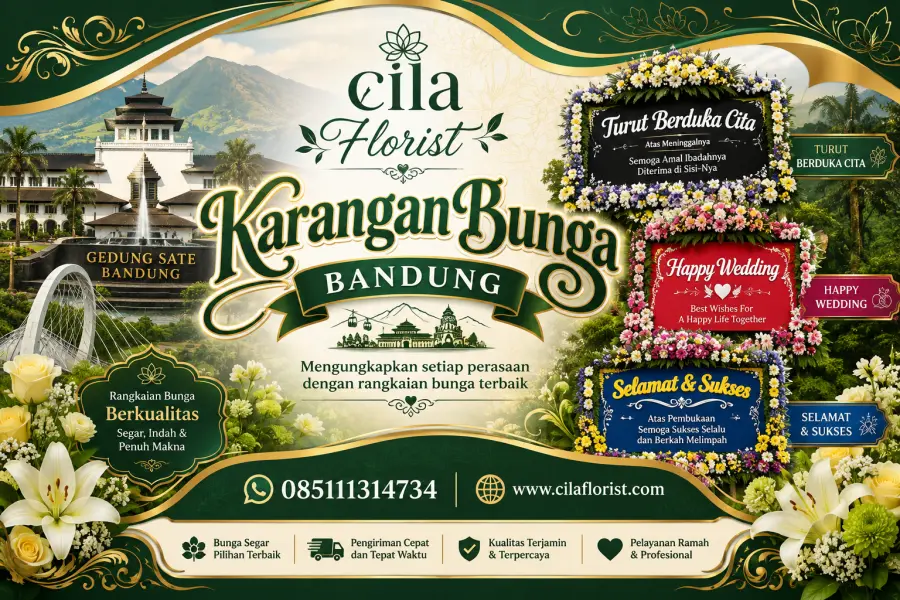 Pesan Karangan Bunga Wedding Bandung dengan Desain Elegan dan Modern