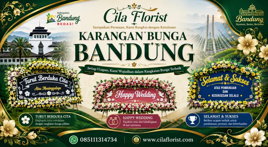 Pesan Papan Karangan Bunga Bandung Tanpa Ribet, Kirim Hari Ini