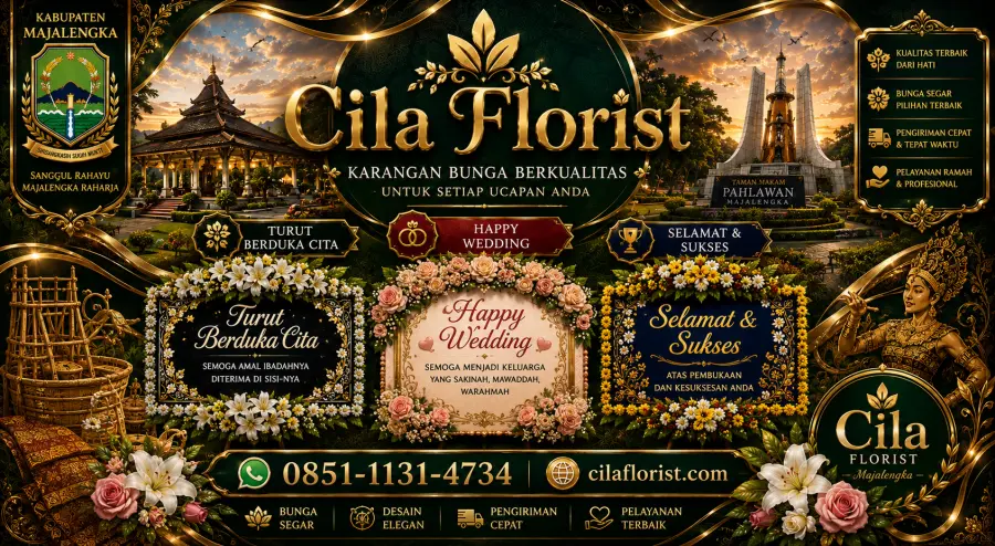 Pilihan Karangan Bunga Majalengka untuk Acara Resmi dan Keluarga