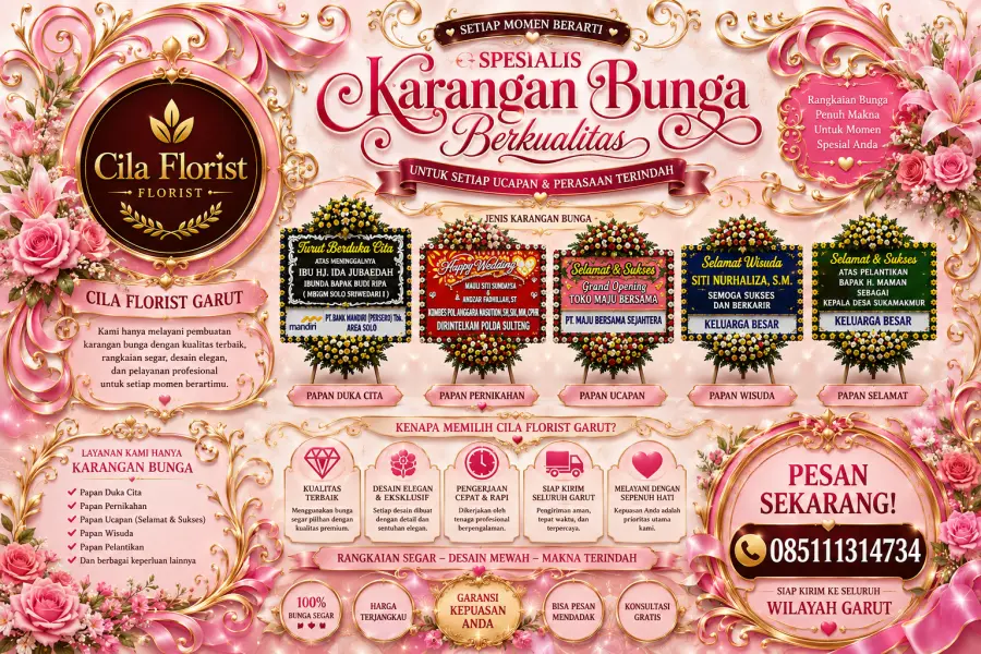 Pusat Karangan Bunga Garut | Layanan Cepat dan Desain Eksklusif