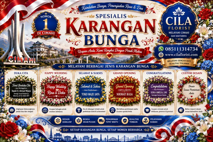 Toko Bunga Cimahi 24 Jam Terdekat
