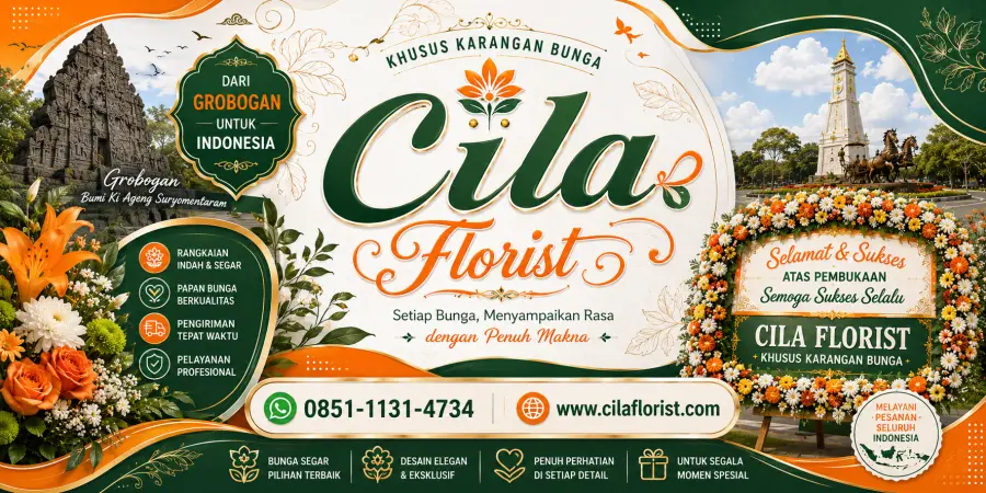 Toko Bunga Grobogan Spesialis Karangan Bunga Ucapan dan Papan Bunga