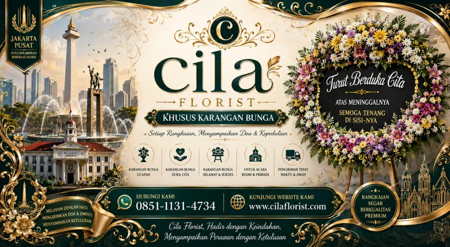 Toko Karangan Bunga Jakarta Pusat Terdekat dengan Desain Elegan dan Harga Terjangkau