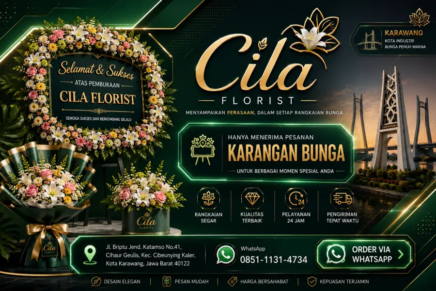 Toko Karangan Bunga Karawang Terpercaya, Melayani 24 Jam