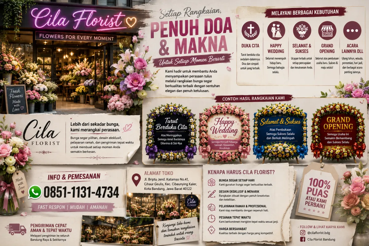 Banyak Orang Bandung Pesan di Cila Florist, Ternyata Ini Alasannya
