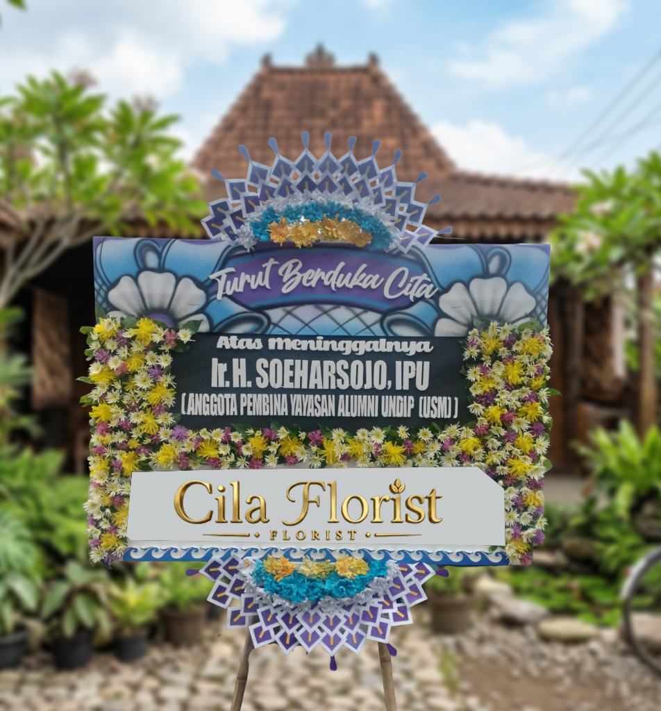 Bunga papan wedding