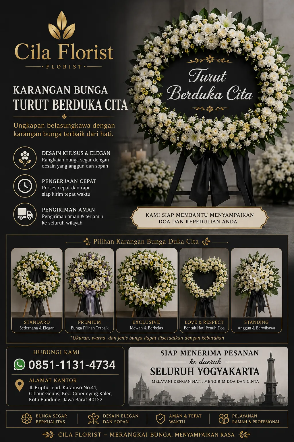 Ternyata Ini Alasan Banyak Orang Pesan Karangan Bunga di Yogyakarta dari Sini
