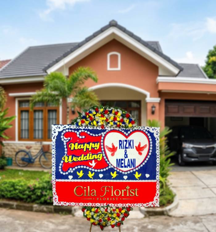 Happy Wedding KDHW54 Uk 2 x 1.5