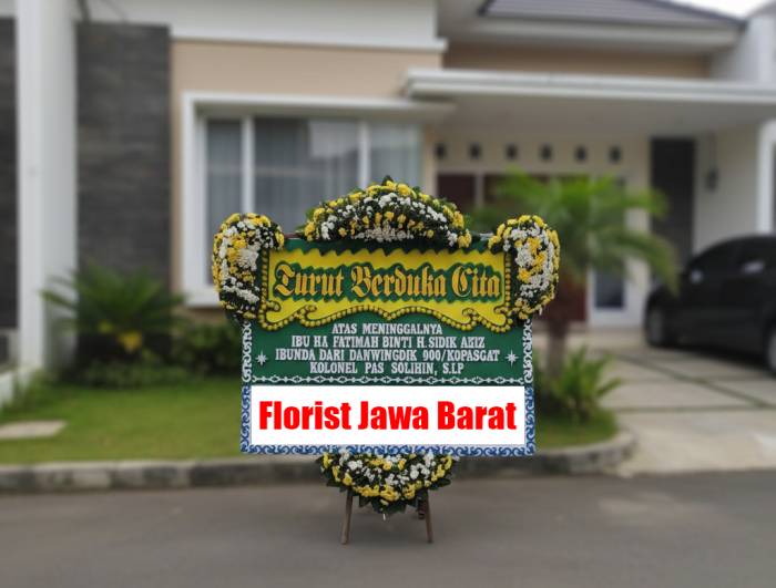 Karangan Bunga Turut Berduka Cita KDDC20 Bekasi